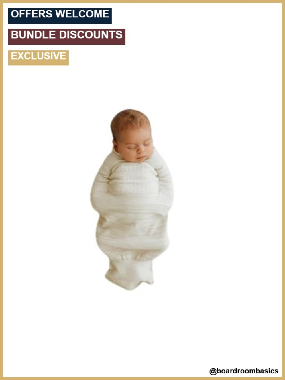Swaddelini Bamboo Viscose Swaddle Sleep Sack 0-3M 12-18 lb Made in USA